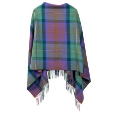 Lambswool Poncho - Isle of Skye